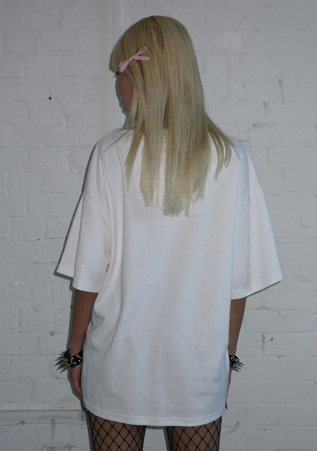 404 ERROR BUNNY OVERSIZED TEE WHITE - Image 4
