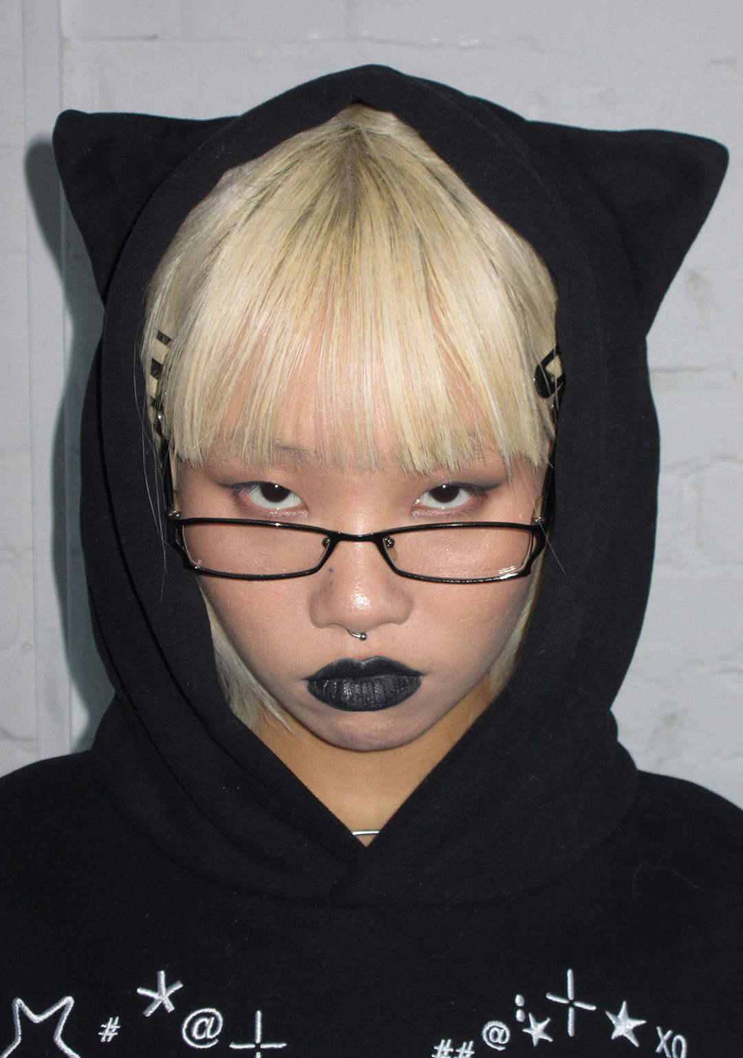 404 ERROR KITTY HOODIE BLACK - Image 3