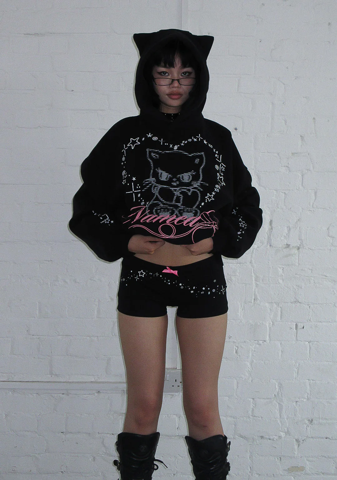 404 ERROR MICRO HOTPANT SHORTS BLACK - Image 3