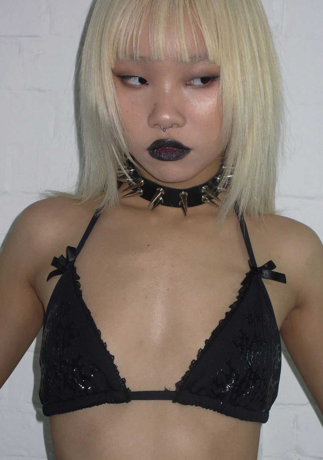BAD ROMANCE BIKINI TOP BLACK - Image 4