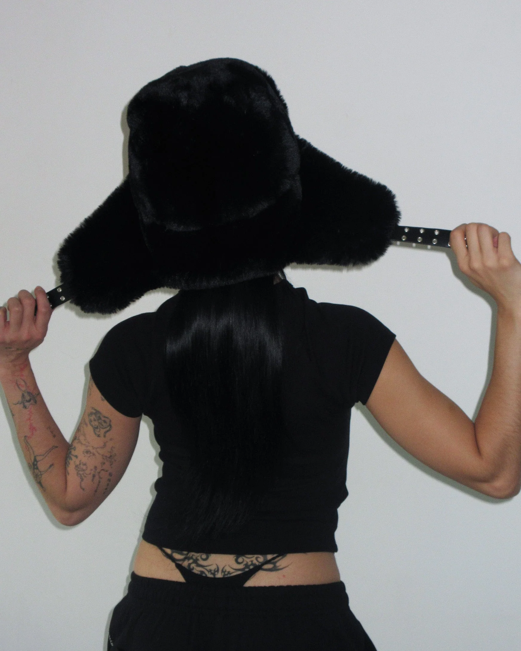 FERAL STUDDED BABY TEE BLACK - Image 3