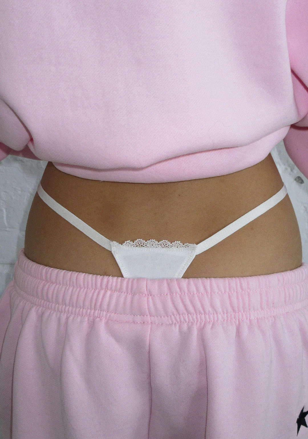 MALFUNCTION THONG BABY PINK AND WHITE (3 PACK) - Image 6