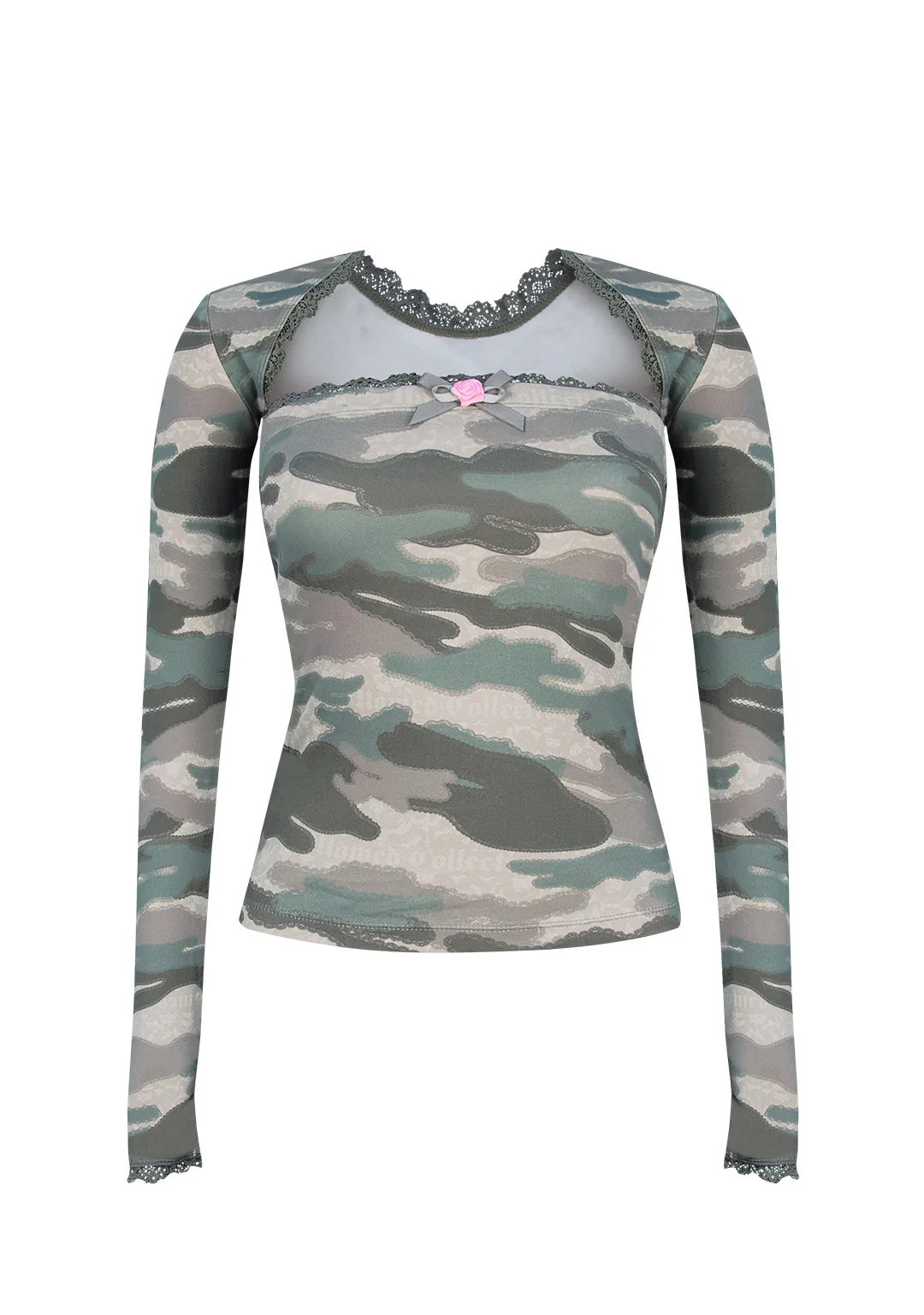 NOCTURNAL CAMO TWO PIECE TUBE TOP SET